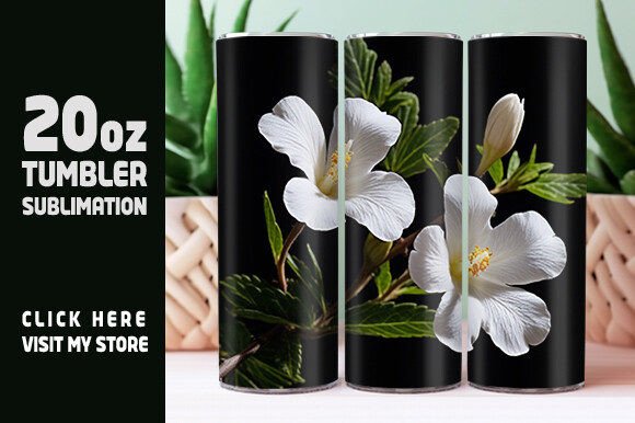 Download Rose Tumbler Wrap Design 20oz - Premium Bundle