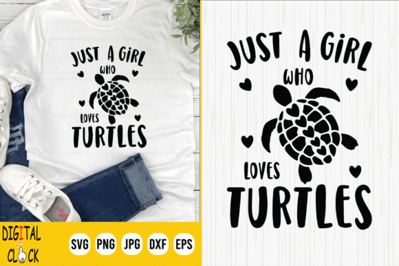 Download Just a Girl Who Loves Turtles Sea Turtle - Premium Resources
