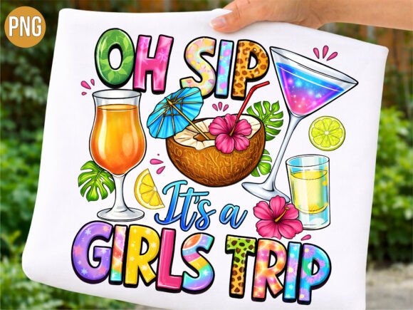 Download Oh Sip Its a Girls Trip Tropical PNG - Girls trip Collection