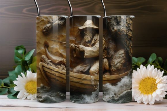 Download Fisherman Fishing Tumbler Wrap - Fishing tumbler Collection