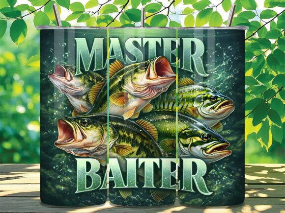 Download Master Baiter Bass Fishing Tumbler Wrap - Fishing tumbler Collection